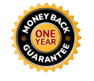 One Year Money Back Guarantee